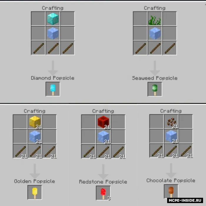 Yoqimli ovqat — Minecraft mod, rasm 4