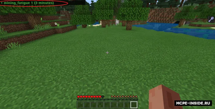 Effektlar sinovi — Minecraft mod, rasm 2
