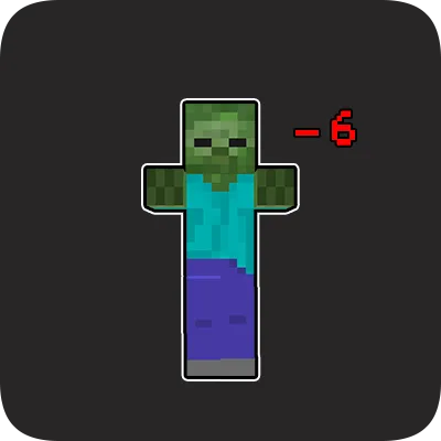 Damage Amount Displayer — Minecraft mod, rasm 1