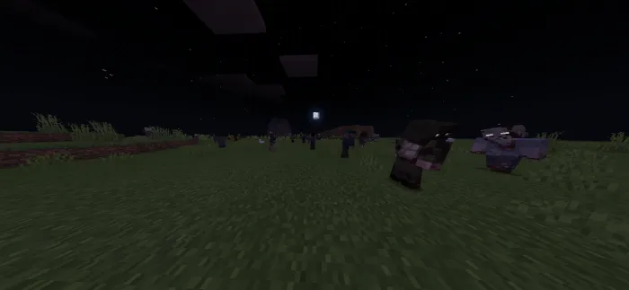 Zombi apokalipsisi — Minecraft mod, rasm 1