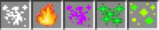 Joylashtiriladigan zarrachalar — Minecraft mod, rasm 1