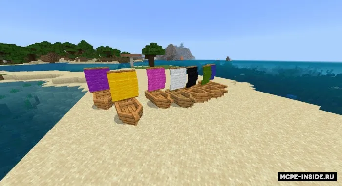 Yelkanli kema — Minecraft mod, rasm 3