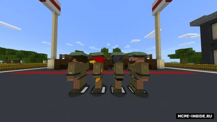 Buyuk Britaniya armiyasi uniformasi — Minecraft mod, rasm 1