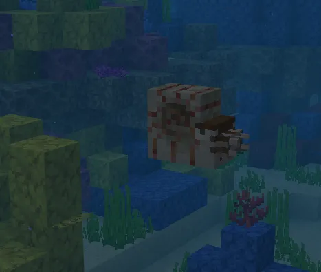 Unchalik katta bo'lmagan nautilus — Minecraft mod, rasm 1