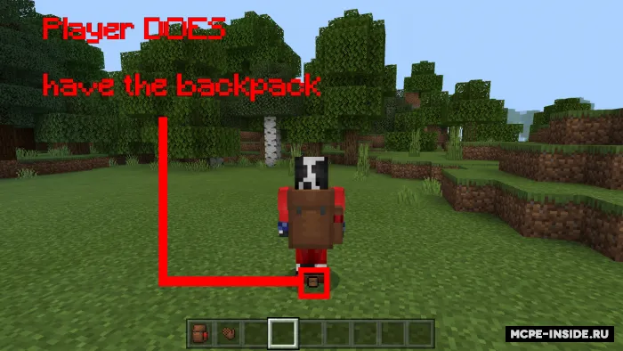 Haqiqiy ryukzak — Minecraft mod, rasm 3
