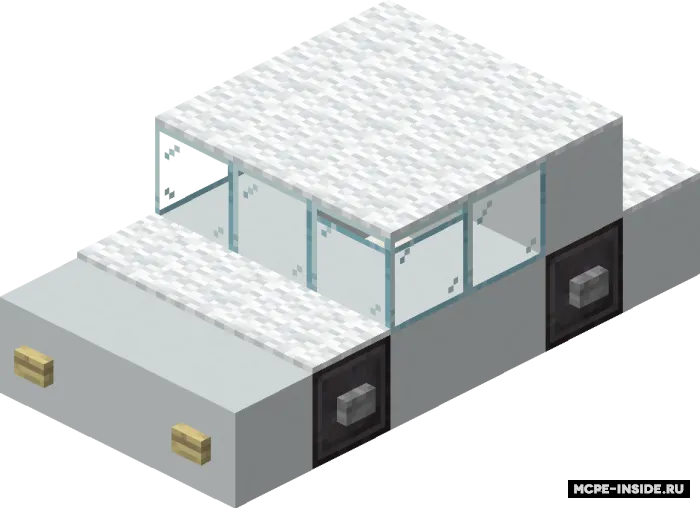 Blokli avtomobillar — Minecraft mod, rasm 1