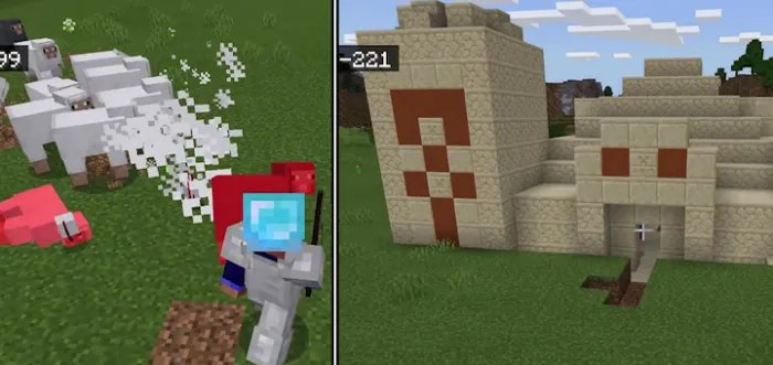 Minecraft, lekin moblar tasodifiy tuzilmalarni yaratadi — Minecraft mod, rasm 2