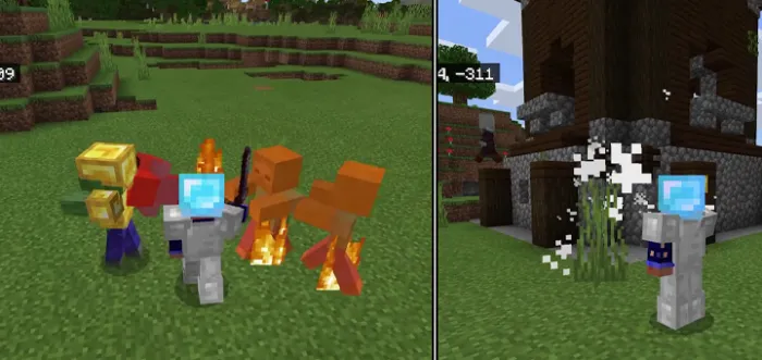 Minecraft, lekin moblar tasodifiy tuzilmalarni yaratadi — Minecraft mod, rasm 3