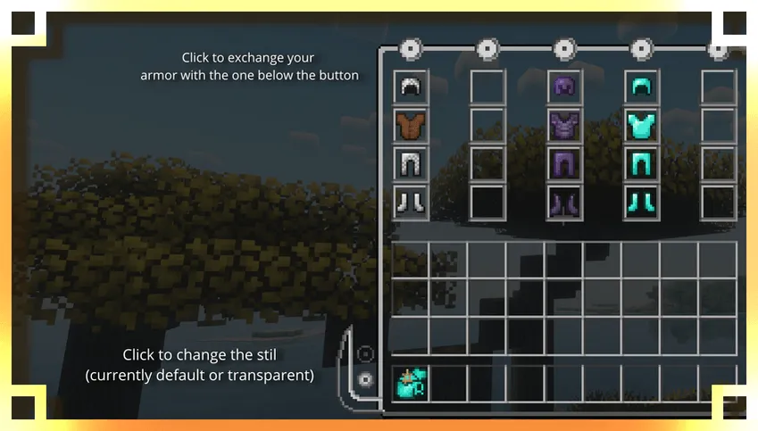 Portable Wardrobes — Minecraft mod, rasm 3
