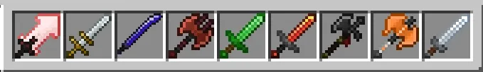 Juda ko'p qilichlar! — Minecraft mod, rasm 1