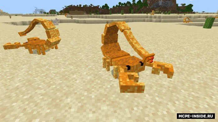 Uchar gilamlar va chayonlar — Minecraft mod, rasm 2