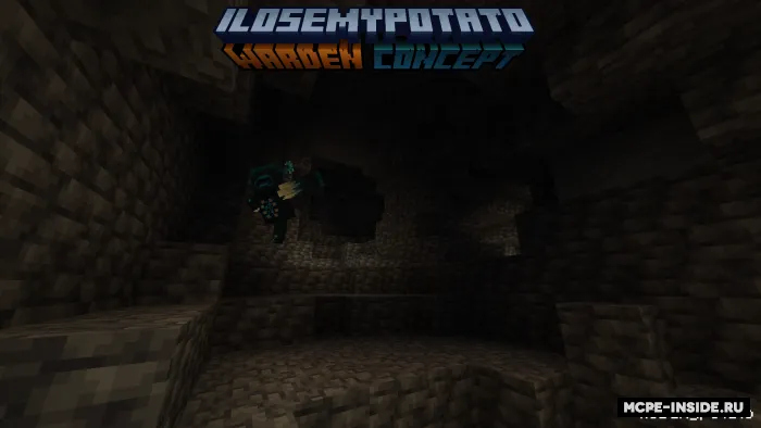 Warden konsepsiyasi — Minecraft mod, rasm 1