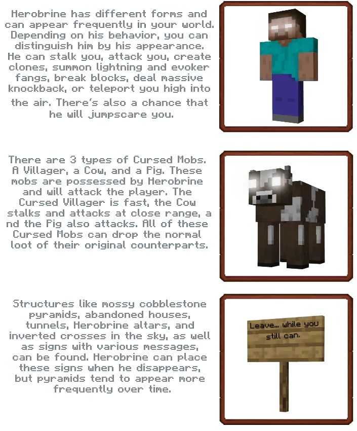 Herobrines Omen — Minecraft mod, rasm 2