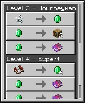 Yaxshilangan aholi savdosi — Minecraft mod, rasm 2