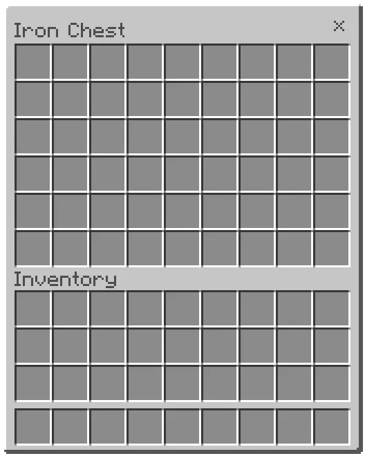 Temir sandiq — Minecraft mod, rasm 1