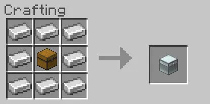 Temir sandiq — Minecraft mod, rasm 4