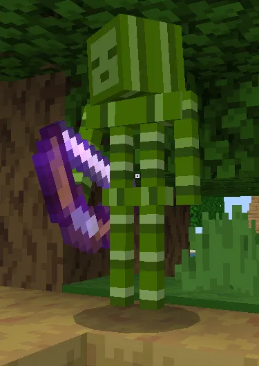Bambuk odamlar — Minecraft mod, rasm 1