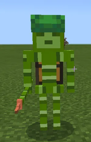 Bambuk odamlar — Minecraft mod, rasm 4