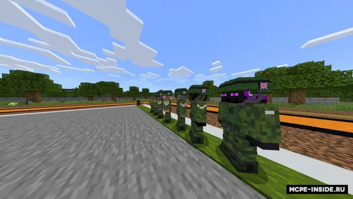Britaniya armiyasi unifromasi — Minecraft mod, rasm 4