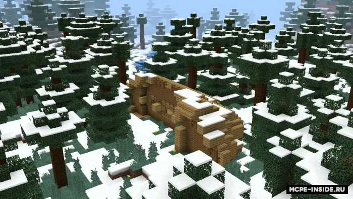 Qorli tayga dunyosi — Minecraft mod, rasm 3