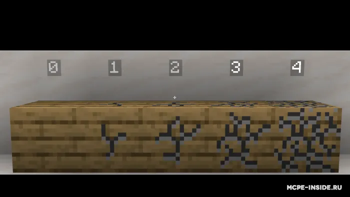 Zaif taxtalar — Minecraft mod, rasm 1