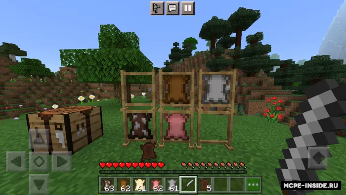 Yaxshilangan teri — Minecraft mod, rasm 4