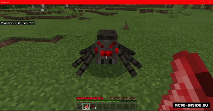 Qo'lga o'rgatilgan o'rgimchaklar — Minecraft mod, rasm 1