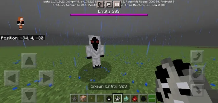 To'rtta creepypasta afsonasi — Minecraft mod, rasm 1
