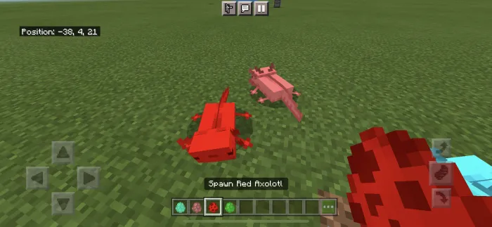 Ko'proq aksolotl variantlari — Minecraft mod, rasm 4