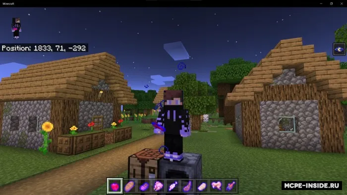 Tungi ko'rish qobiliyatli oziq-ovqat — Minecraft mod, rasm 2