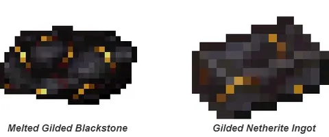 Tillangan netherite to'plami