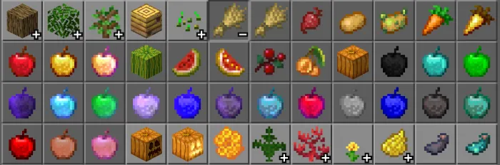 Ko'proq olmalar — Minecraft mod, rasm 1
