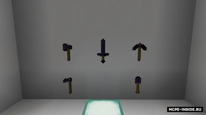 Obsidian qurollari — Minecraft mod, rasm 1