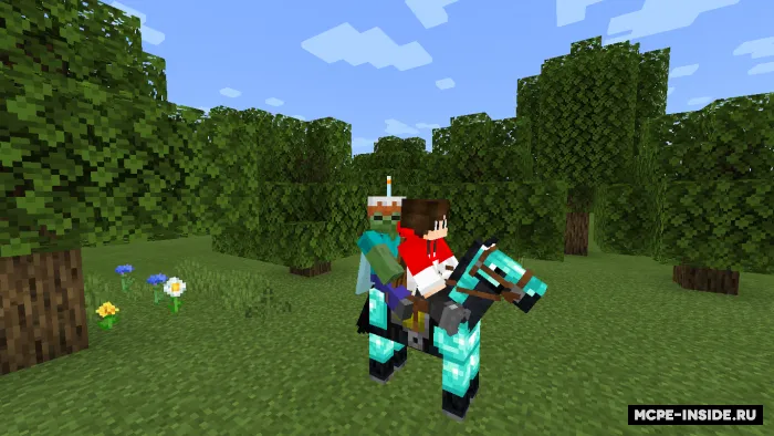 Ot uchun 2 ta egar — Minecraft mod, rasm 1