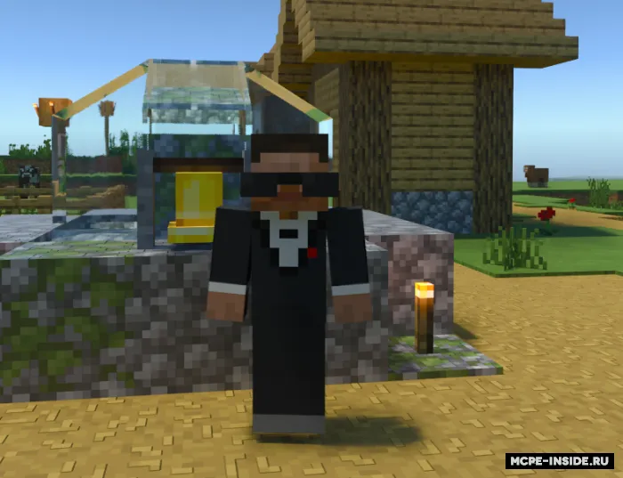 Quyoshdan saqlovchi ko'zoynaklar — Minecraft mod, rasm 3
