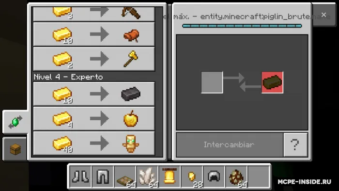 Piglinlar bilan yangi savdolar — Minecraft mod, rasm 2