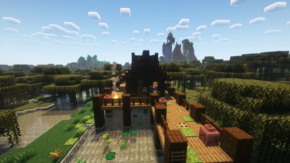 Old fisherman swamp house — Minecraft mod, rasm 3