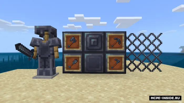 Temir va ko'mir = Po'lat — Minecraft mod, rasm 2