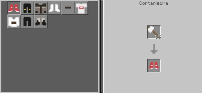 Mansito kiyimlari — Minecraft mod, rasm 1