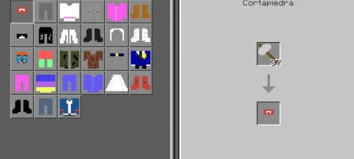 Mansito kiyimlari — Minecraft mod, rasm 2