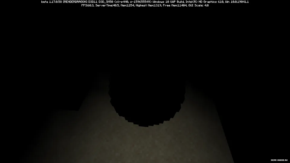 Qora tuynuk — Minecraft mod, rasm 1