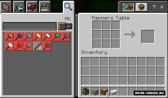 Ruda bolg'alari — Minecraft mod, rasm 1