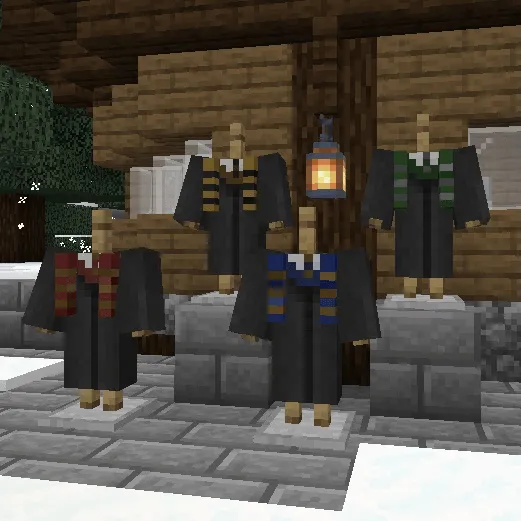 Hogwarts mantiyalari — Minecraft mod, rasm 1