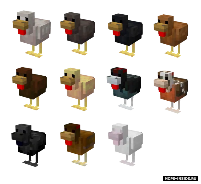 Ko'proq mob variantlari — Minecraft mod, rasm 4