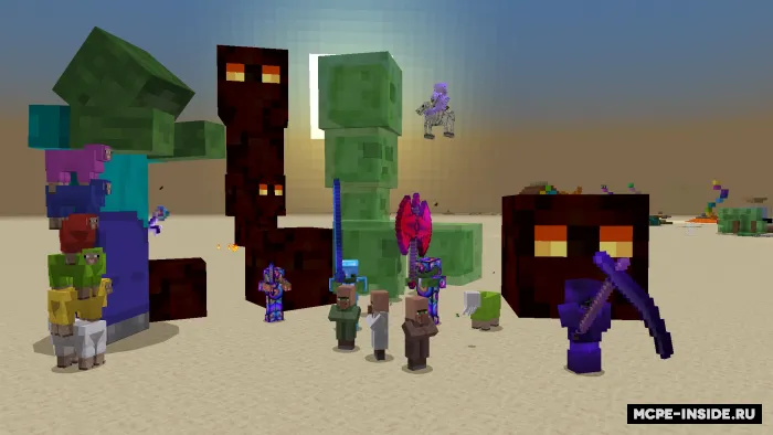 Spiral lucky blok — Minecraft mod, rasm 1