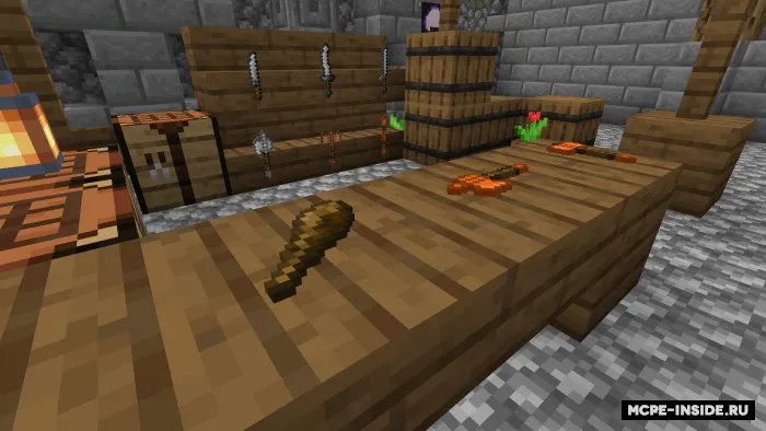 Qurollar + — Minecraft mod, rasm 1