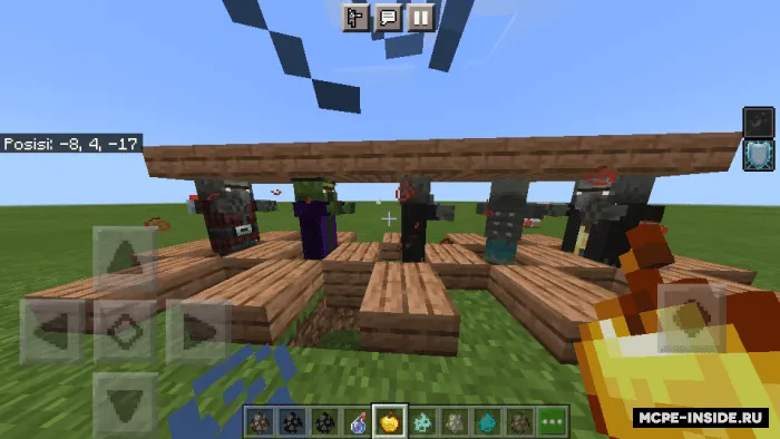 Zombi-aholilar — Minecraft mod, rasm 1