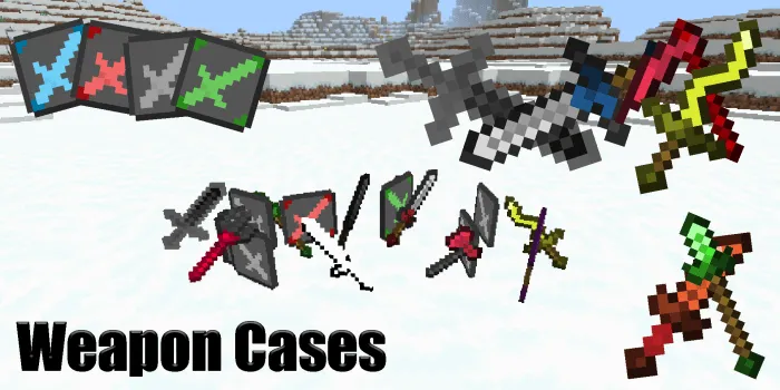 Qurollar keysi — Minecraft mod, rasm 1