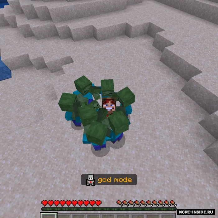 Haqiqiy xudo rejimi — Minecraft mod, rasm 1