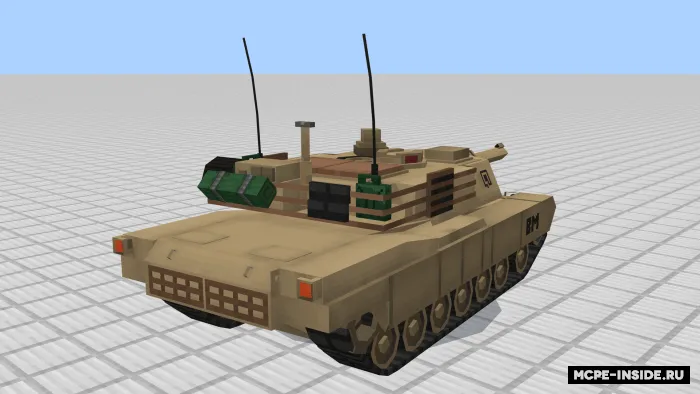 M1A2 Abrams tanki — Minecraft mod, rasm 2